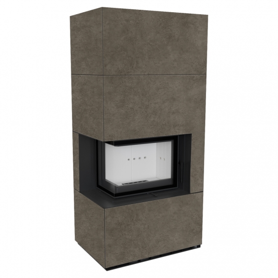 Obrázok pre Modulárny krb FLOKI ľavý - povrchová úprava - FOKOS PIOMBO