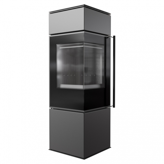 Obrázok pre Krbové kachle REN S ľavé s čiernym ohniskom