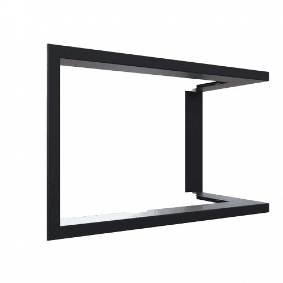 Obrázok pre Montážny rámik 90°- 35mm pre krbové vložky ZIBI 11 pravé presklenie  