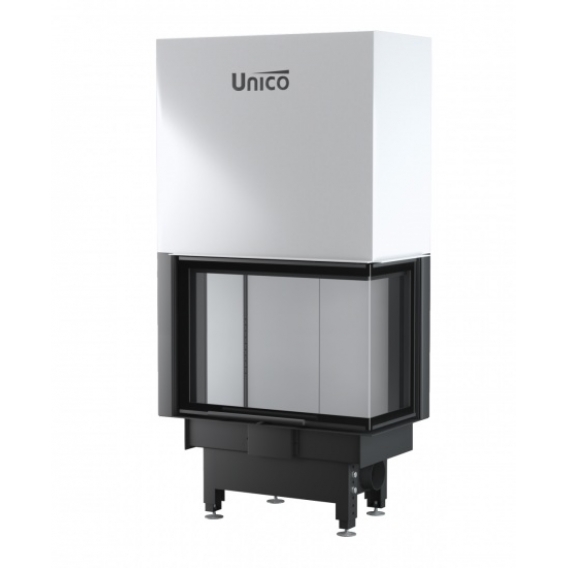 Obrázok pre Teplovodná krbová vložka NEMO 2 XL pravé presklenie s výsuvným otváraním dvierok