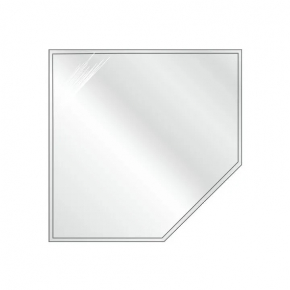 Obrázok pre Sklo pod krbové kachle päťstranné 1250x1250x6mm