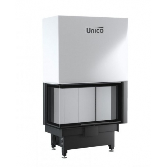 Obrázok pre Krbová vložka DRAGON 4 SLIM ľavé presklenie s výsuvným otváraním dvierok