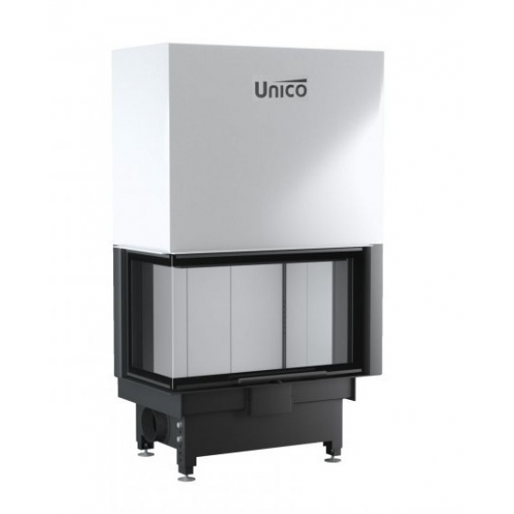 Obrázok pre Krbová vložka DRAGON 4 ľavé presklenie s výsuvným otváraním dvierok