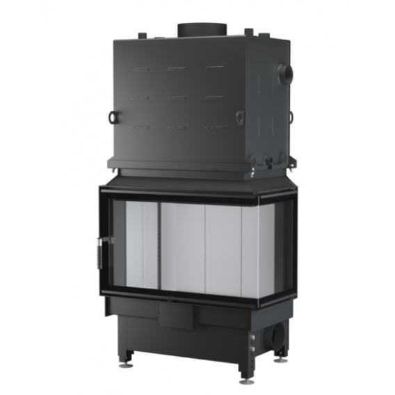 Obrázok pre Teplovodná krbová vložka NEMO 4 SLIM pravé presklenie