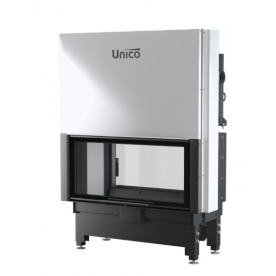 Obrázok pre Teplovodná krbová vložka NEMO 9 DUO tunelové presklenie s výsuvným otváraním dvierok