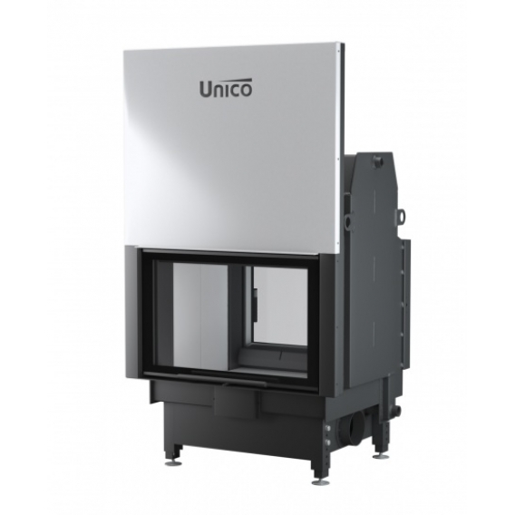 Obrázok pre Teplovodná krbová vložka NEMO 4 DUO tunelové presklenie s výsuvným otváraním dvierok