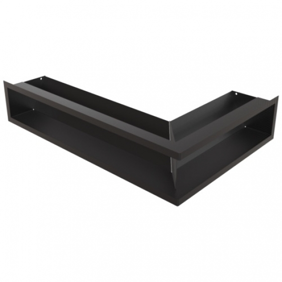 Obrázok pre Rohová mriežka LUFT 600x400x120 ľavá čierna 45S