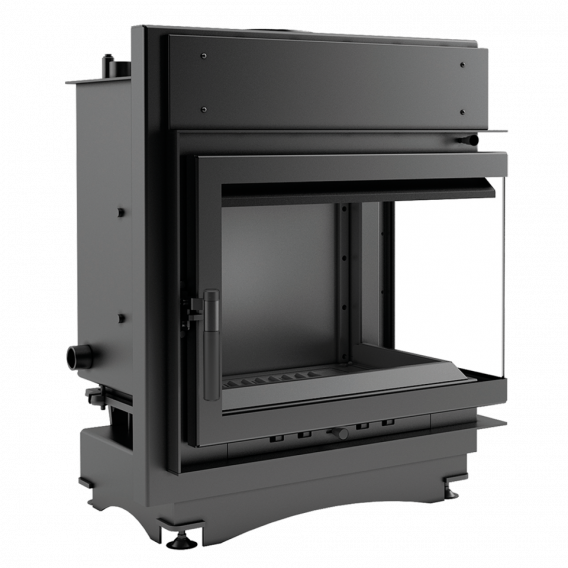 Obrázok pre Teplovodná krbová vložka MAJA 12 BS pravé presklenie s dochladzovacou špirálou