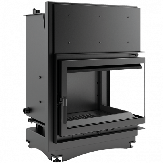 Obrázok pre Teplovodná krbová vložka ZUZIA 15 BS pravé presklenie s dochladzovacou špirálou